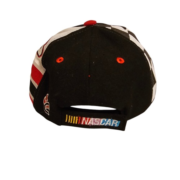 Vintage Dale Earnhardt Jr #8‎ Budweiser Baseball Hat Cap Checker Flag - Picture 5 of 6